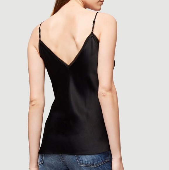 Frame Denim Tops - FRAME Fray Edge Satin Camisole Size Small
